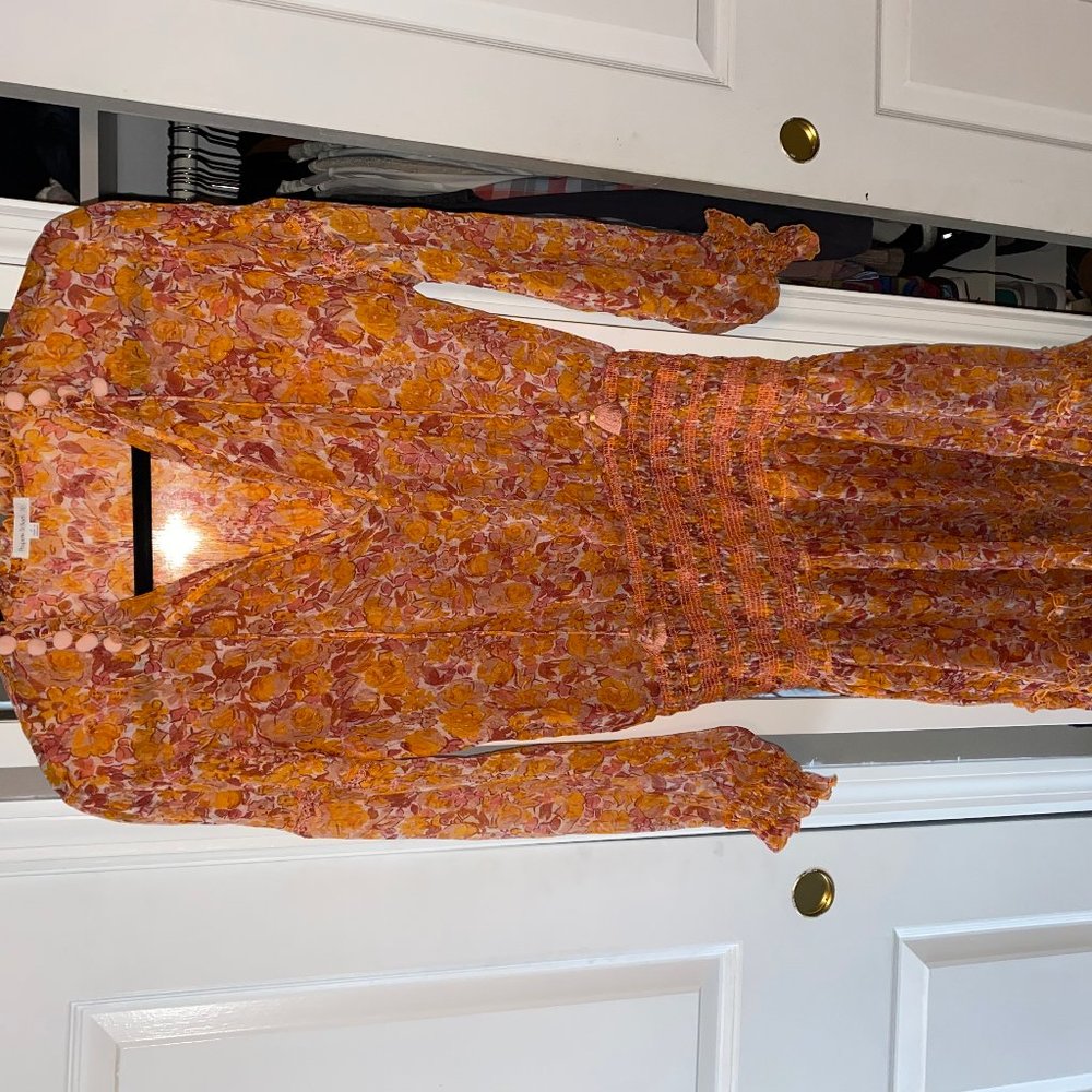 Poupette St Barth Long Sleeve Dress